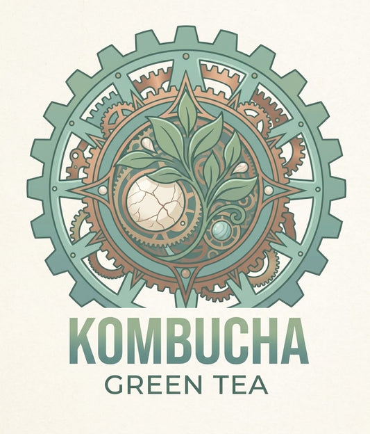 Kambucha with green tea